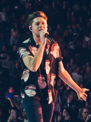 Singer Niall Horan Santa Claus Printed Shirt