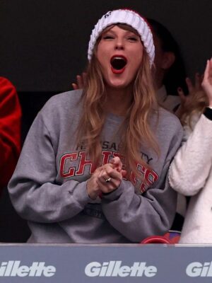 Taylor Swift Kansas City Chiefs Grey Sweatshirt