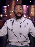 The Voice John Legend Star White Sweater