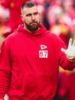 KC Travis Kelce 87 Red Hoodie