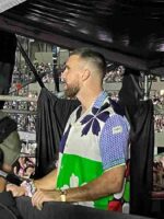 Travis Kelce Argentina Eras Tour Floral Shirt