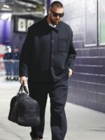 Travis Kelce Cardboard Cutout Black Suit