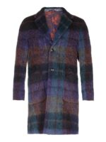 Travis Kelce Tartan Mohair Coat