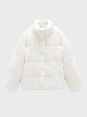 Womens Fur Puffer Jacket