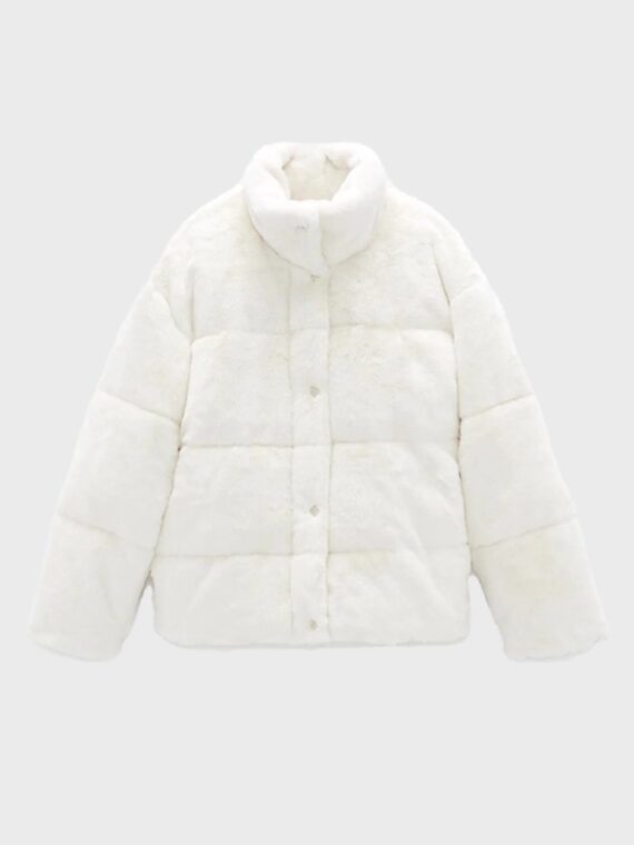 Womens Fur Puffer Jacket