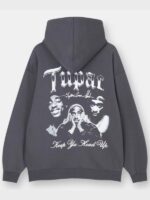Tupac Grey Hoodie