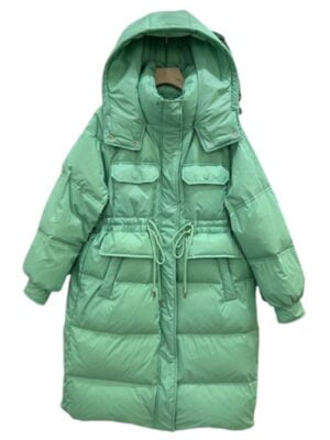 Virgin River S05 Sarah Dugdale Mint Green Puffer Jacket