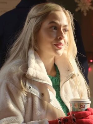 Virgin River S05 Sarah Dugdale White Teddy Jacket