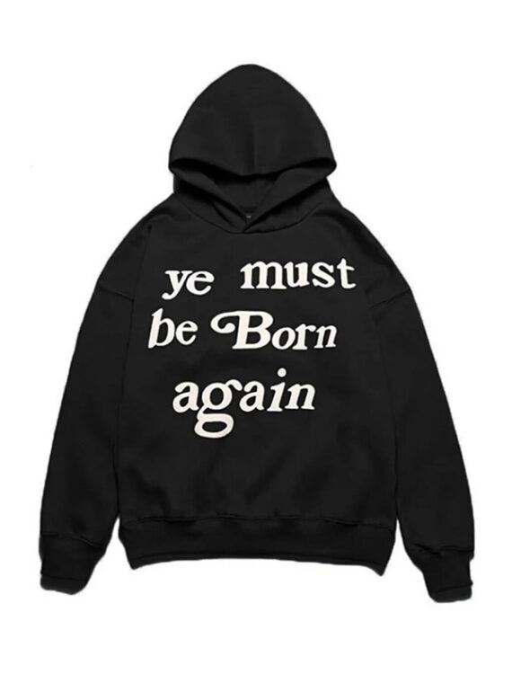 Ye Must Be Born Again Black Hoodie