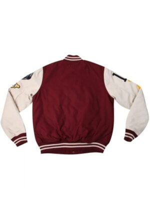 10 Deep Loose Cannon Maroon Letterman Jacket