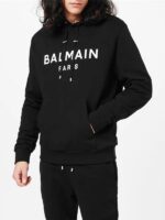Balmain Paris Printed Hoodie