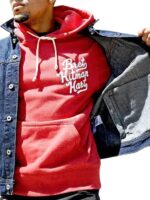 Bret Hart Hitman Orange Hoodie