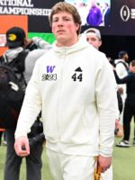 Washington Huskies 2024 White Zip-Up Hoodie