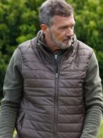 Cult Killer 2024 Antonio Banderas Grey Vest