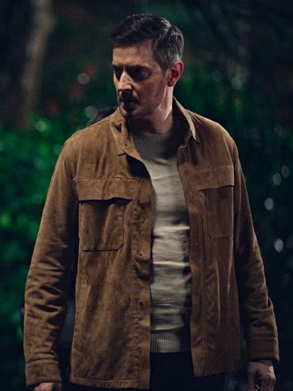 Fool Me Once Joe Burkett Brown Suede Jacket