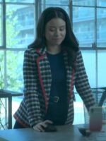 Good Trouble Cierra Ramirez Plaid Blazer