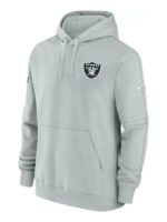 Las Vegas Raiders Sideline Grey Hoodie