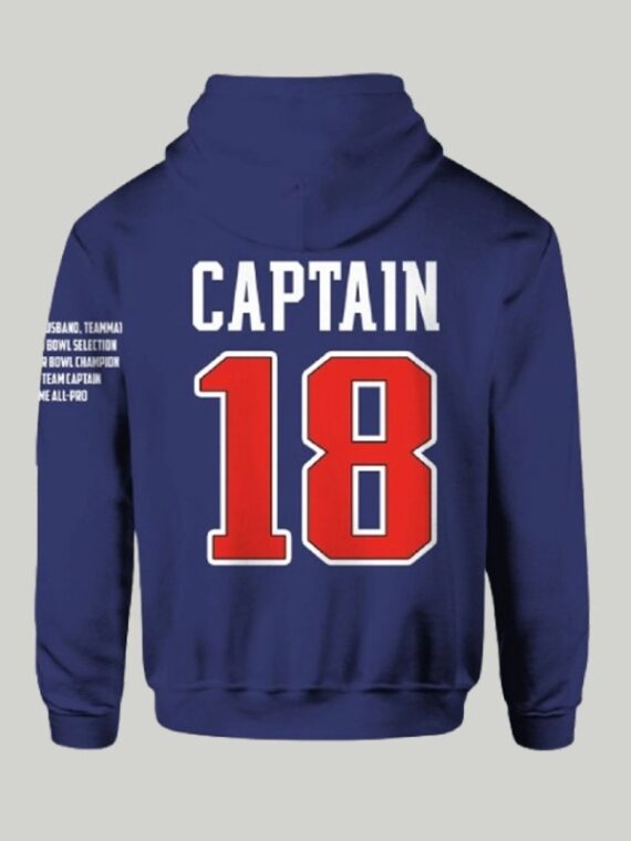 Matthew Slater Blue Hoodie