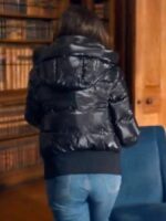 Fool Me Once 2024 Michelle Keegan Black Puffer Jacket