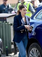 Michelle Keegan Fool Me Once Blue Blazer