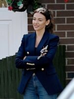Michelle Keegan Fool Me Once Blue Blazer
