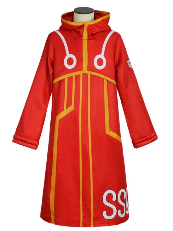 One Piece 2024 Monkey D. Luffy Red Hooded Coat