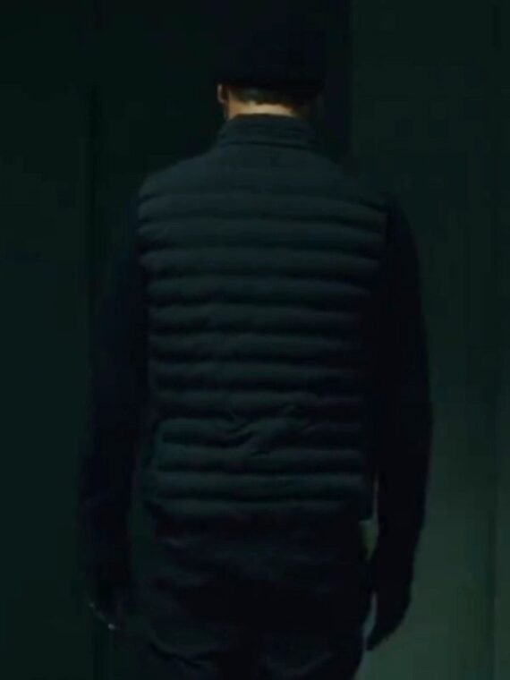 Michael Fassbender The Killer Black Puffer Vest