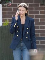 Michelle Keegan Fool Me Once Blue Blazer