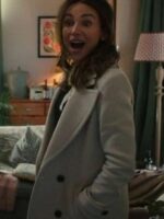 Fool Me Once 2024 Michelle Keegan White Long Coat