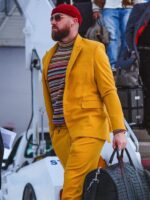 Travis Kelce Yellow Suit