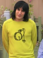 Noel Fielding Yellow Drum Kit Jumper