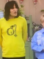 Noel Fielding Yellow Drum Kit Jumper