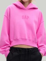 Project Gap Arch Logo Pink Hoodie