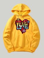 Red Love Heart Hoodie