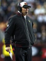 Washington Commanders Ron Rivera Black Bomber Jacket