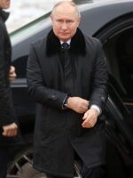 Vladimir Putin Black Mid-Length Coat