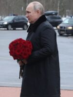 Vladimir Putin Black Mid-Length Coat