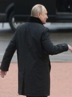 Vladimir Putin Black Mid-Length Coat