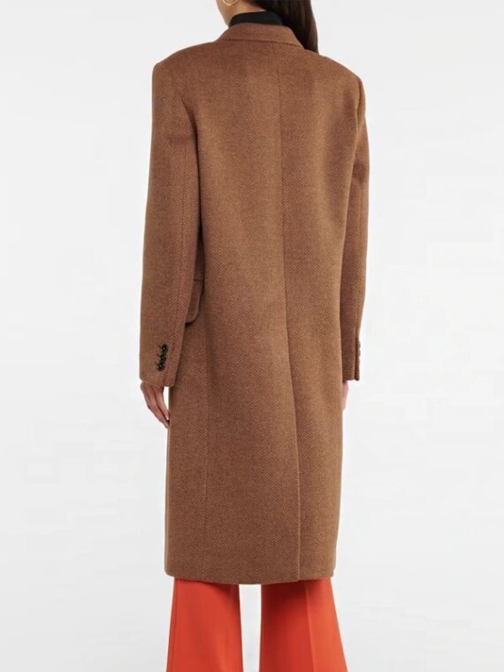 Taylor Swift Brown Wool Coat