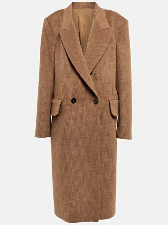 Taylor Swift Brown Wool Coat