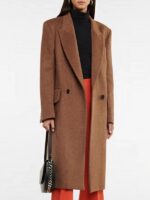 Taylor Swift Brown Wool Coat