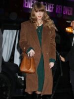 Taylor Swift Brown Wool Coat