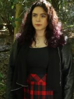 The Night Of The Harvest 2024 Ella Bennett Black Leather Jacket