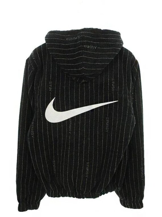 Travis Kelce Nike x Stussy Striped Wool Jacket