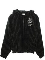 Travis Kelce Nike x Stussy Striped Wool Jacket