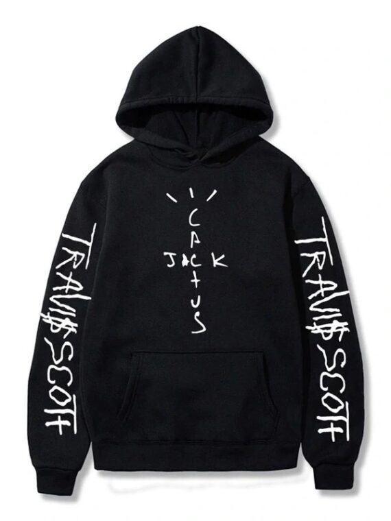 Travis Scott Cactus Jack Black Hoodie