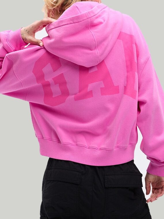 Project Gap Arch Logo Pink Hoodie
