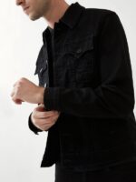 True Religion Black Denim Jacket