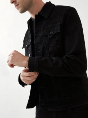 True Religion Black Denim Jacket