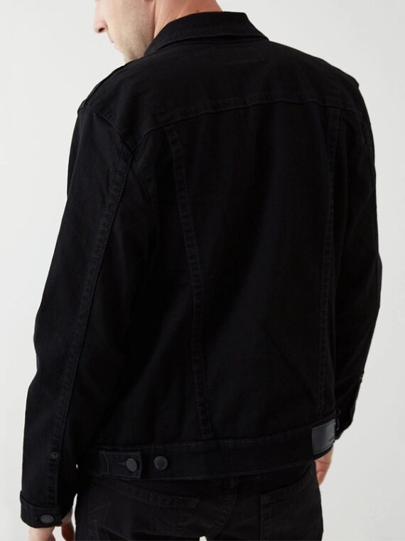 True Religion Black Denim Jacket